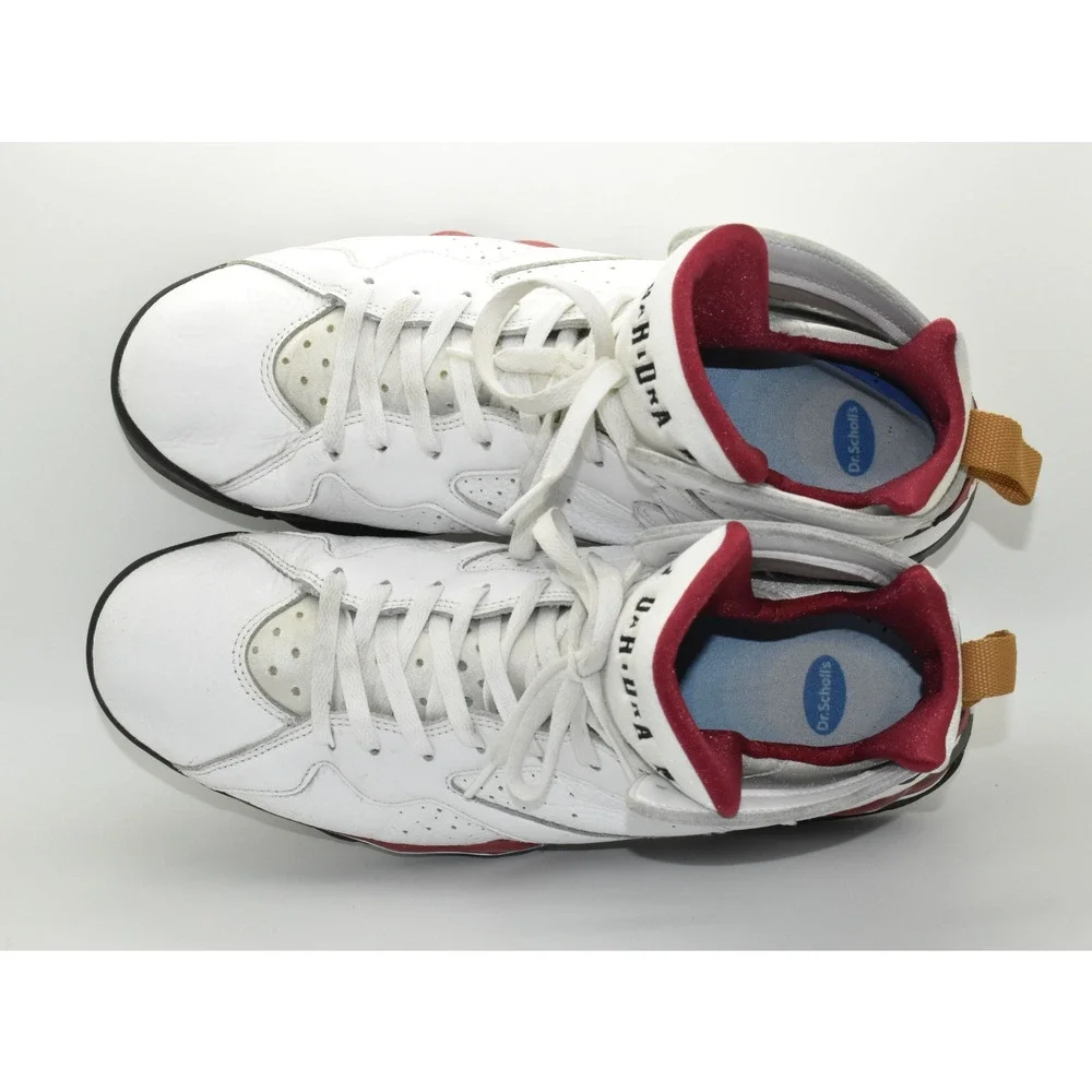 B5 Auth NIKE AIR JORDAN 7 Retro Cardinal White/Black/Red Shoes CU9307-106 Sz 12